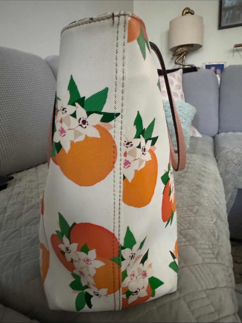 Kate Spade Harding Street Orange Tote - Picture 11 of 16